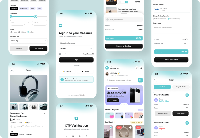 Ecommerce App Design